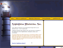 Tablet Screenshot of lightshine.net